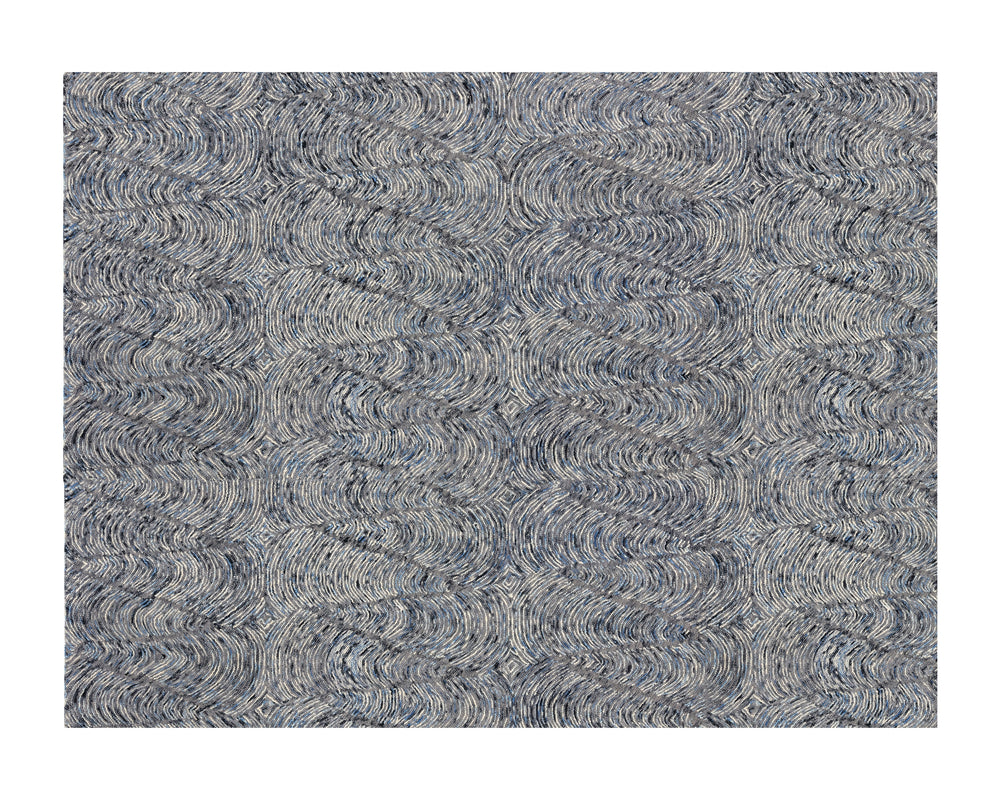 Corfu Hand-tufted Rug - Blue / Charcoal - 9' X 12'