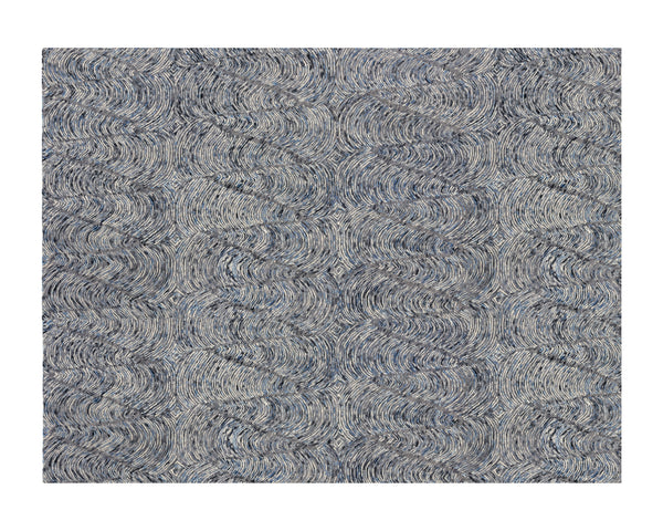 Corfu Hand-tufted Rug - Blue / Charcoal - 9' X 12'