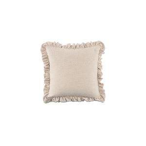 Moe's Betty 20 Inch Cushion Beige Stripe