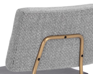BRINLEY COUNTER STOOL - GOLD - NIGHTFALL BLACK / CHACHA GREY