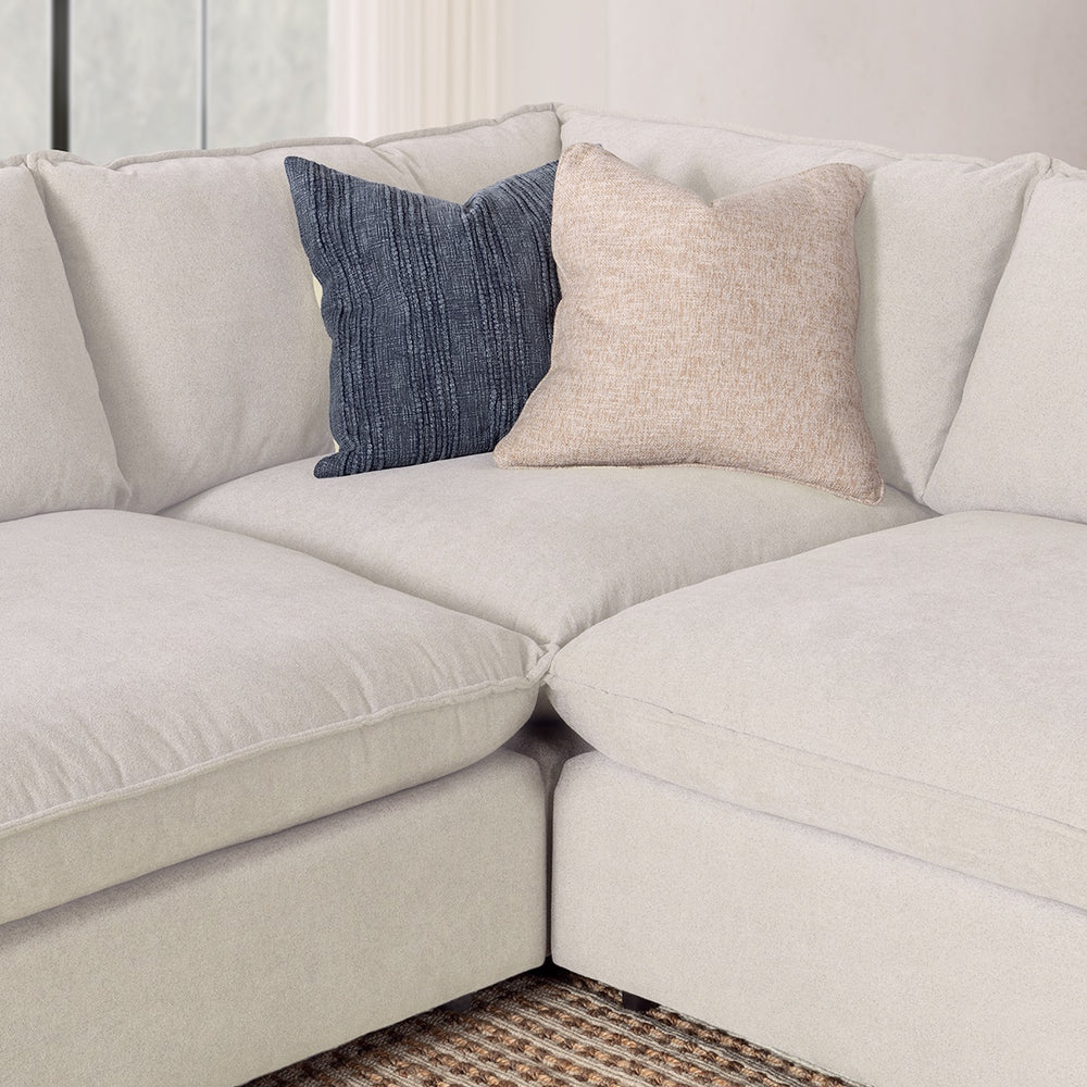 Caplan 5-Piece Modular Sectional in Elite-Ivory