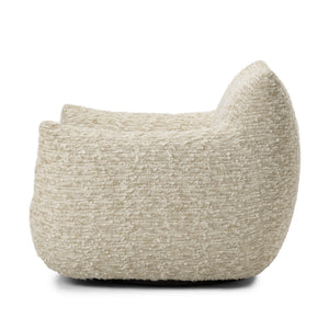 Margot Swivel Chair In Solema Cream