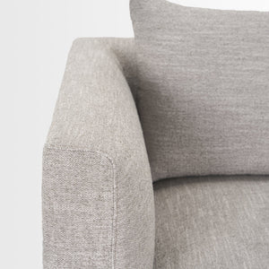 Halston 2 Piece Light Grey Sofa Set