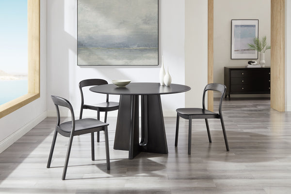 Hanna Chair Bamboo seat, Caviar