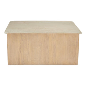 Moe's Lane Coffee Table with Botticino Marble Top