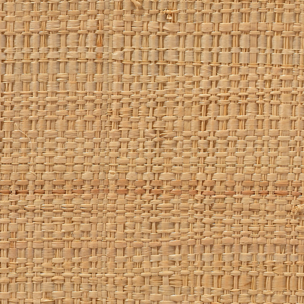 Wonderland Scalloped Small Decorative Raffia Tray, Natural