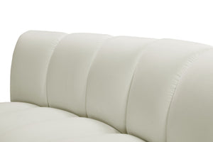 Lynda 5pc. Modular Sectional In Cream Velvet