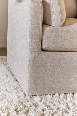 Lena 95" Slope Arm Slipcover Sofa