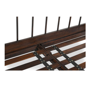 Moe's Vivian King Bed in Dark Brown