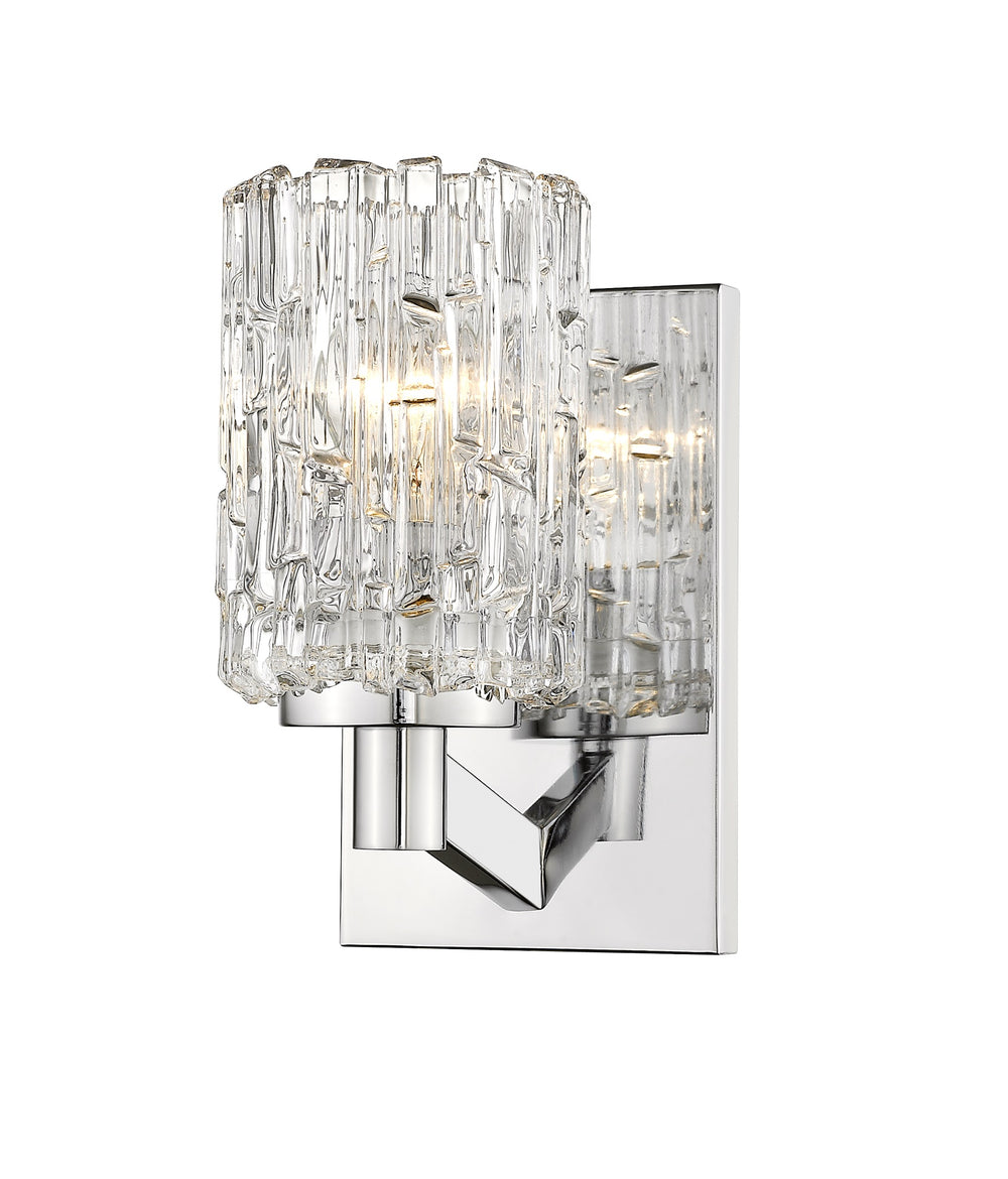 Aubrey 1 Light Wall Sconce in Chrome Finish