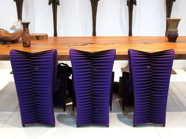 Seat Belt Dining Chair,Purple
