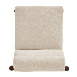 Micah Boucle Dining Side Chair, Palladian Beige