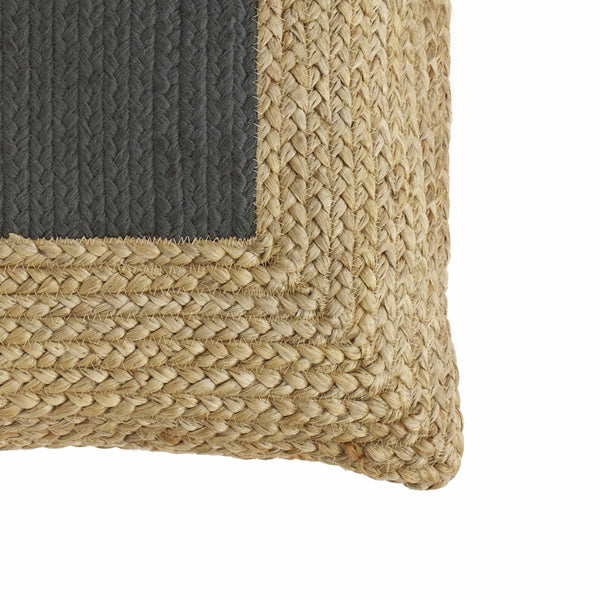Blank Mind Black Square Accent Pillow