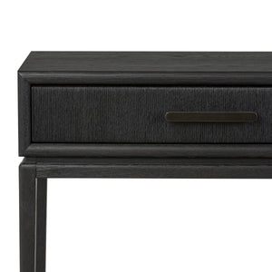 Rosenell Console Table - 60" - Black Oak Solid