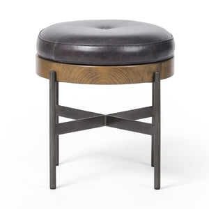 Edwyn Small Ottoman In Sonoma Black