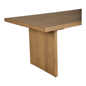 Koshi Sandblasted Amber Oak Dining Table
