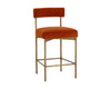 SENECA COUNTER STOOL - ANTIQUE BRASS - DANNY RUST