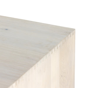 Trey Executive Desk In Dove Poplar