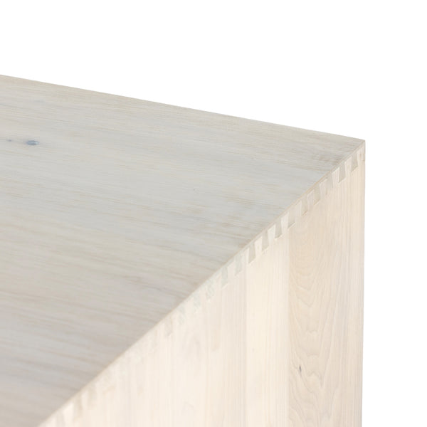 Trey Executive Desk In Dove Poplar