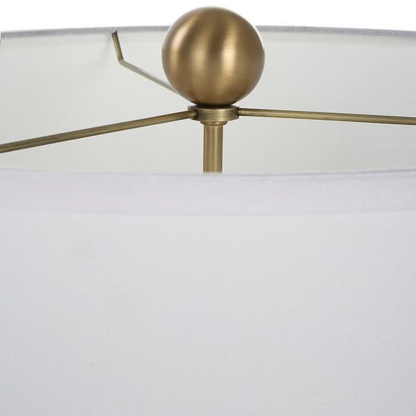 Cardoni Bronze Glass Table Lamp