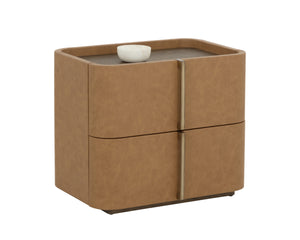 JAMILLE NIGHTSTAND - SMALL - COGNAC