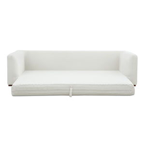 Moe's Rue Sleeper Sofa Off White with Feather Fill