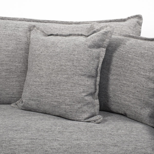 Roy I 84" Castlerock Gray Upholstered Three Seater Sofa
