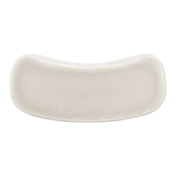 Leony Chenille Storage Bench, Seneca Beige 