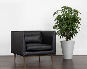 BATAVIA ARMCHAIR - VINTAGE BLACK