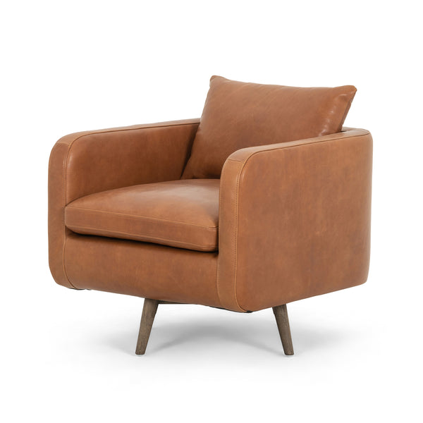 Kaya Swivel Chair-Haven Tobacco