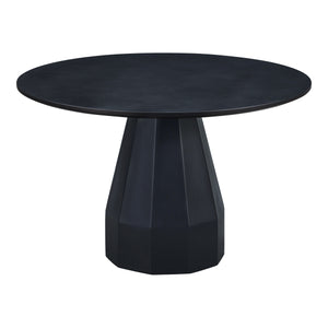 Moe's Templo Outdoor Dining Table Black