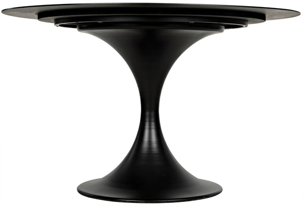 Herno Table, 48", Black Steel