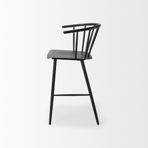 Colin Black Metal Counter Stool