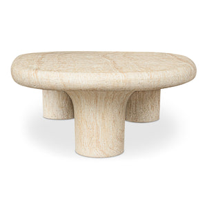 Moe's Warby Outdoor Coffee Table in Beige