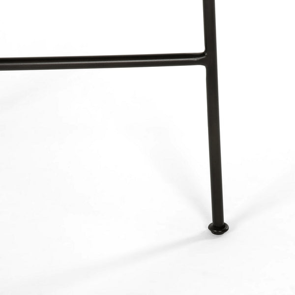 Wharton Bar Stool in Distressed Black