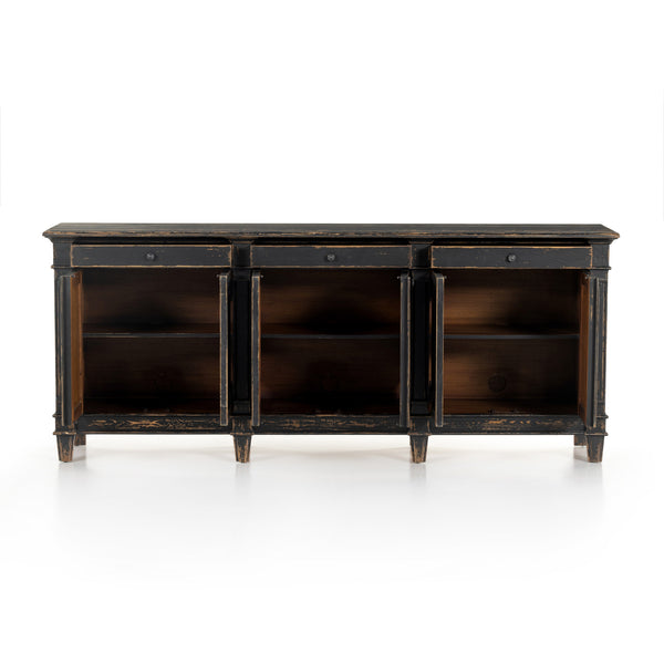 Marjorie Sideboard In Distressed Black