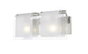Zephyr 2 Light Vanity  in Brushed Nickel Finish