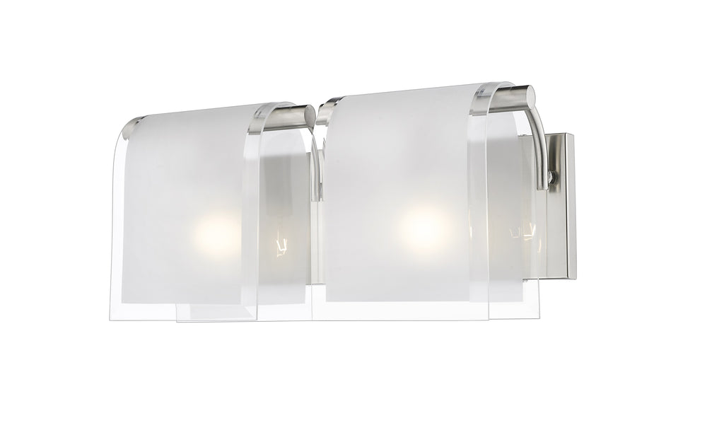 Zephyr 2 Light Vanity  in Brushed Nickel Finish