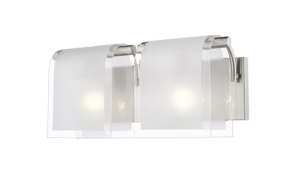 Zephyr 2 Light Vanity  in Brushed Nickel Finish