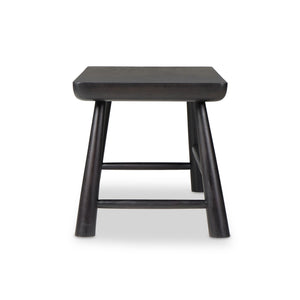 Lorik Desk - Worn Black Acacia