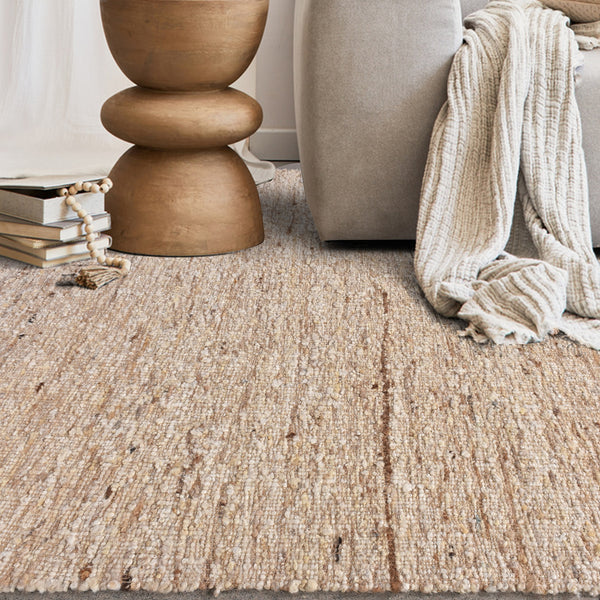 Rafael Ivory Wool 6 X 9 Rug