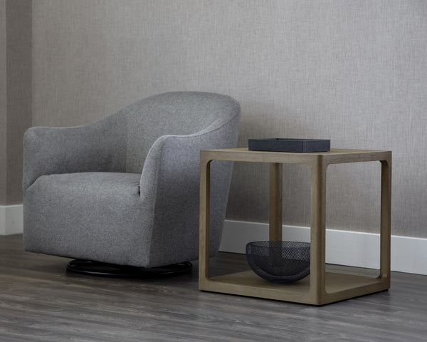 DONCASTER SIDE TABLE - SMOKE GREY