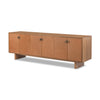 Posada Media Console In Amber Oak