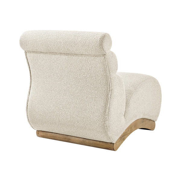 Lucius Boucle Accent Chair, Milford Beige 