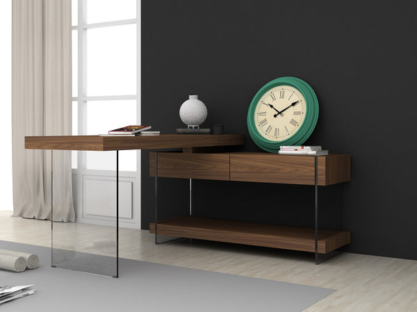 Tayla Desk White High Gloss