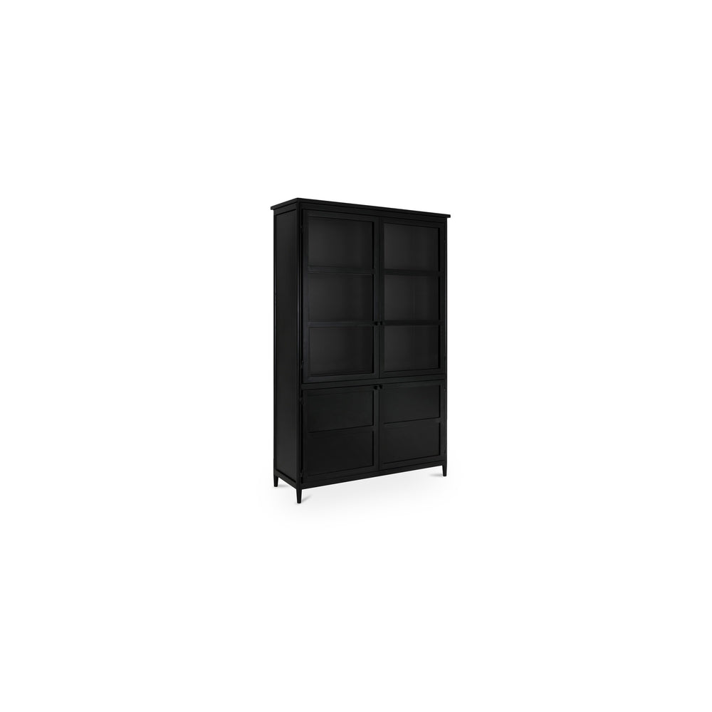 Moe's Henry Metal Tall Cabinet in Black
