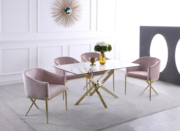 Sophia Dining Table In Gold
