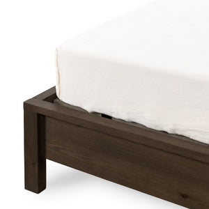 Santa Clara Solid Wood Bed - King in Toasted Brown