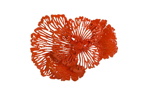 Flower Wall Art, Coral, Small