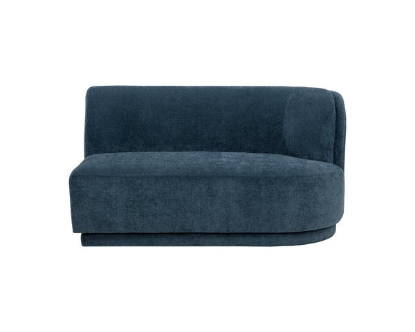JACLYN MODULAR - RIGHT ARMCHAIR - DANNY DUSTY BLUE